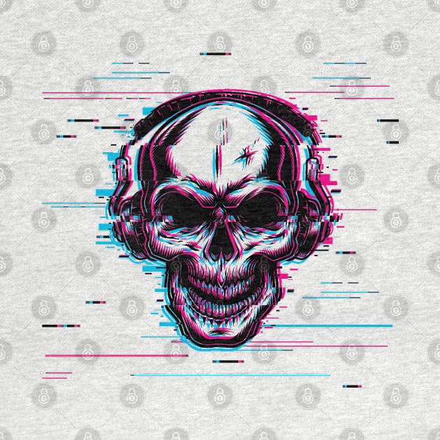 Glitch Skull by Cartel